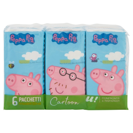 6 Pacchetti di Fazzoletti Decorati 4 Veli U! Confronta e Risparmia